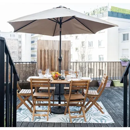Terrasse 4p - 16 Min Paris - Bois De Vincennes 700m Apartment Charenton-le-Pont